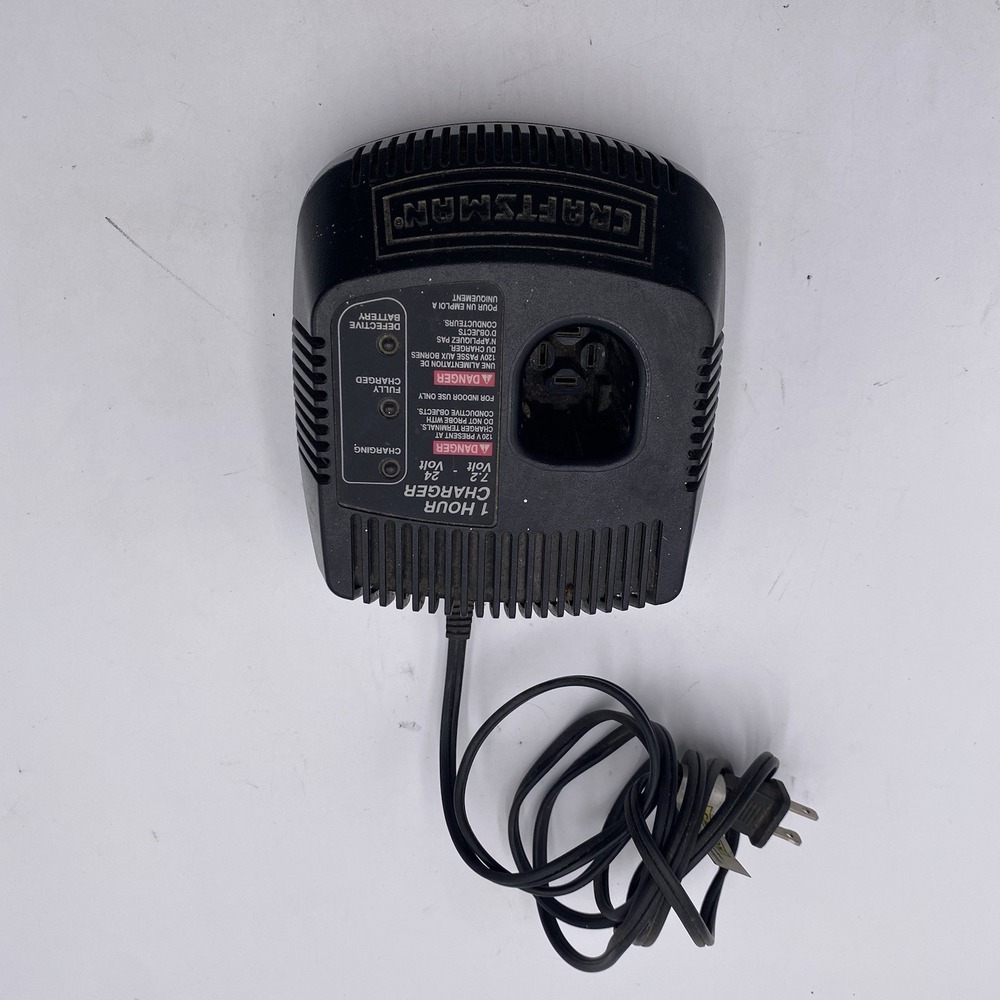 Craftsman 1425301 - 1 Hour Fast Battery Charger 7.2v 12v 18v 19.2v 24v Tested